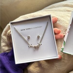 New York & Company Pink and Green Floral Box